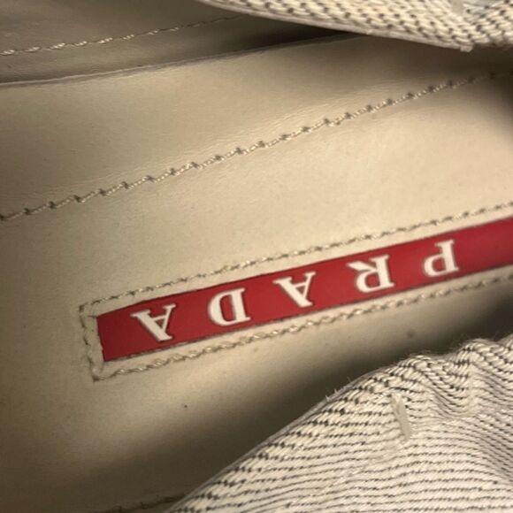 Prada Canvas Luxury Mens Slip On Shoes US 8 main image 4